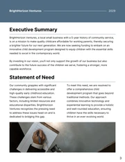 Minimalist Blue Gray Small Business Grant Proposal - Page 3