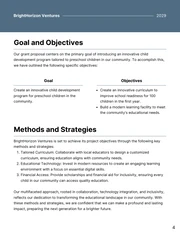 Minimalist Blue Gray Small Business Grant Proposal - Page 4