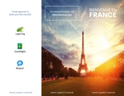France Travel Tri Fold Brochure - Página 1