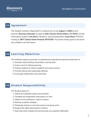 Student Contract Template - صفحة 2