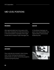 Simple Black And White Career Plan - Page 2