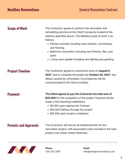 General Renovation Contract Template - page 2