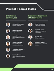 Government Records Digitization Proposal Template - Página 16