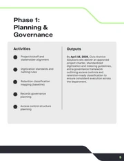 Government Records Digitization Proposal Template - Página 9