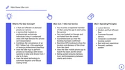 White and Blue Uber Pitch Deck Template - Page 4