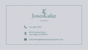 Simple Green Pastel Business Church Card - Page 2