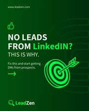 LinkedIn Lead Generation Carousel Template - Page 1