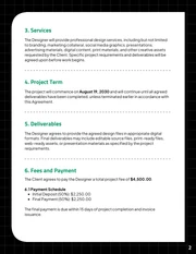 Freelance Designer Contract Template - صفحة 2