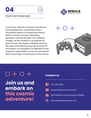 Interactive Video Game Proposal Template - Page 5