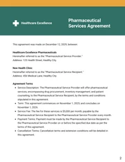 Teal Green and Yellow Simple Healthcare Services Proposals - Page 2