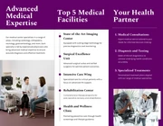 Minimalist Clean White and Purple Medical Tri-fold Brochure - Page 2