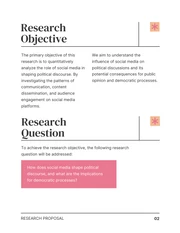 Simple Minimalist White Research Proposal - Page 3