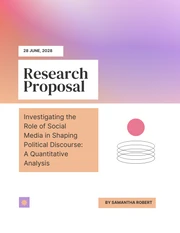 Simple Minimalist White Research Proposal - Page 1