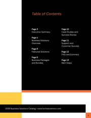 B2B Business Solutions Catalog Template - Página 2