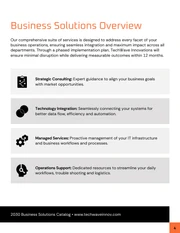 B2B Business Solutions Catalog Template - Página 4