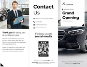 Car Dealership Grand Opening Brochure - Page 1