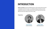 Blue Content Strategy Presentation - Página 2