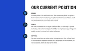 Blue Content Strategy Presentation - Página 3
