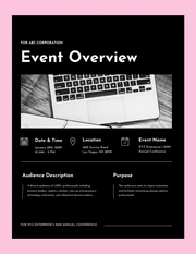 Black And Pink Simple Sponsorshi Proposal - Page 3