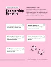 Black And Pink Simple Sponsorshi Proposal - Page 4