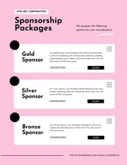 Black And Pink Simple Sponsorshi Proposal - Page 5