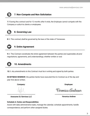 DJ Contract Template - Seite 3