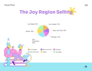 Happy Neon Color Visual Charts Presentation - page 3