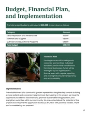 Project Funding Proposal Template - Pagina 4
