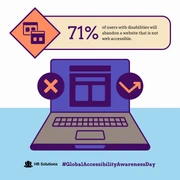 Global Accessibility Awareness Day Carousel Instagram Post - Page 2