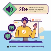 Global Accessibility Awareness Day Carousel Instagram Post - Página 3