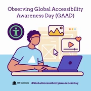 Global Accessibility Awareness Day Carousel Instagram Post - Página 1