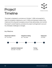 Simple White And Blue Project Proposal - Seite 4