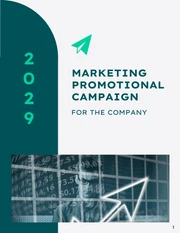Green And White Simple Professional Marketing Promotional Communication Plans - Page 1