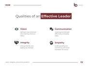 Clean, Minimalist, Professional Leadership Presentation - Seite 2