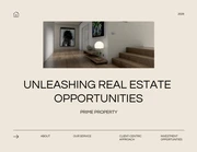 Beige Minimalist Real Estate Listing Presentation - page 1