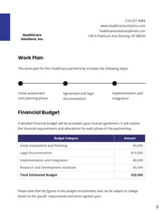 Navy and White Minimalist Modern Healthcare Partnership Proposals - Page 5
