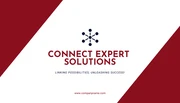 White And Red Modern Professional Connect Networking Business Card - Page 1