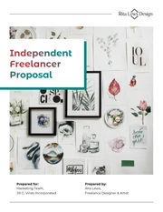 Freelancer Proposal Template - صفحة 1