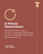 Daily Habits for Mental Clarity Social Media Carousel Post - Página 4