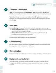 Lawn Mowing Contract Template - page 3