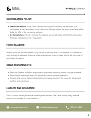 Wedding DJ Contract Template - Seite 4