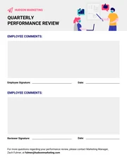 Quarterly Performance Review Template - Pagina 2