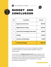 Yellow and Black Technology Grant Proposals - Page 5