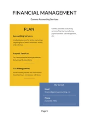 Blue And Yellow Minimalist Resource Plan - Page 5