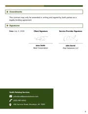 Commercial Pest Control Contract Template - Página 4