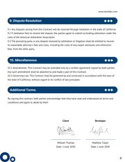 Software Developer Contract Template - Seite 4