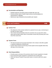 Fire Alarm Maintenance Contract Template - Pagina 2