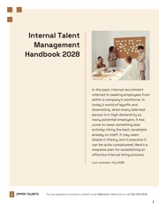 Internal Talent Management Handbook - Página 1