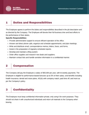 Administrative Assistant Contract Template - Seite 2