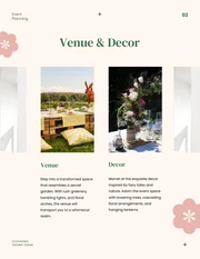Green Pink Floral Garden Party Event Plan - Page 2